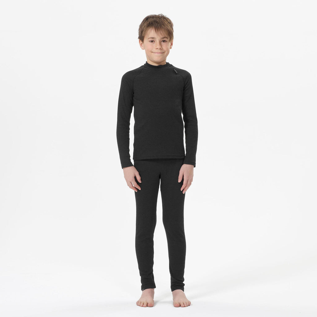 Wedze Kids' BL100 Thermal Ski Base Layer Bottom