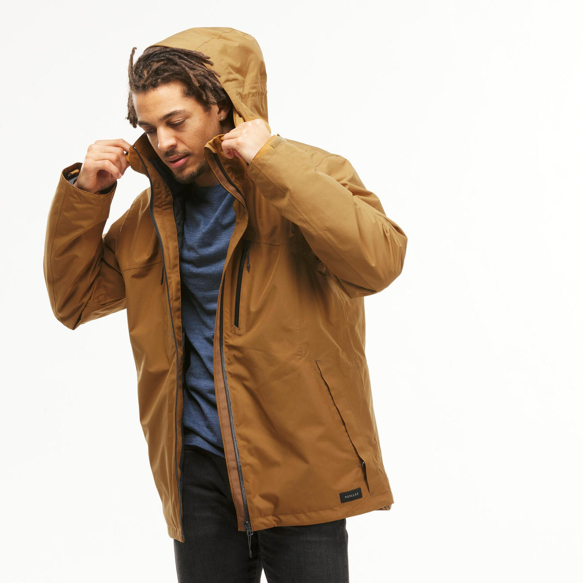 Forclaz Men's Travel 500 3-in-1 Waterproof Jacket
