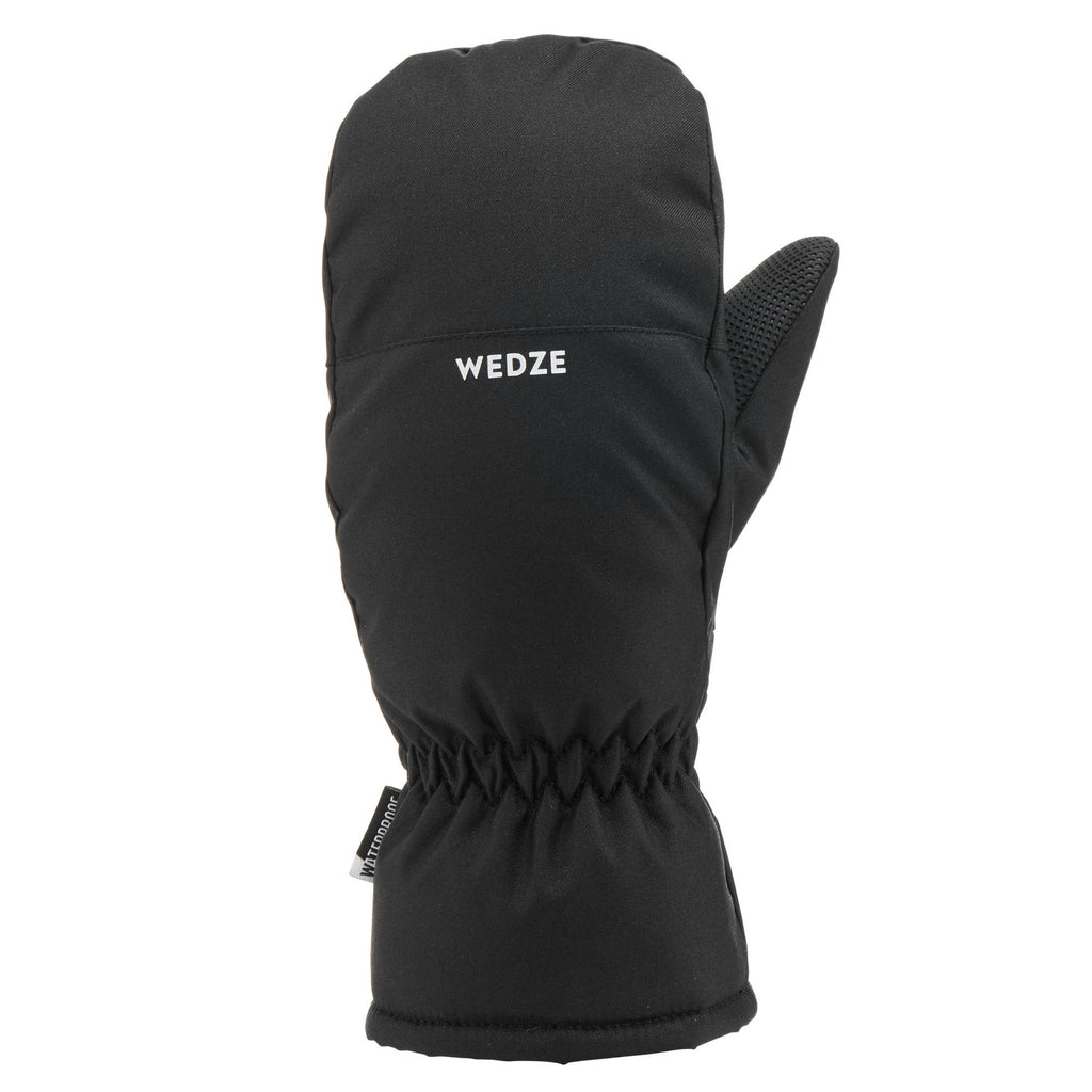 Wedze Kids' 100 Warm and Waterproof Ski Mittens