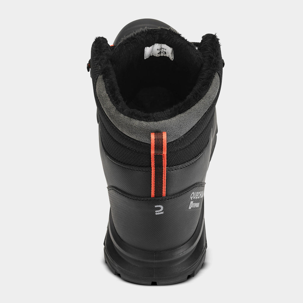 Quechua Men's NH500 Warm Waterproof Mid Snow Hiking Boots