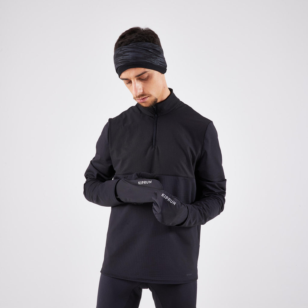 Kiprun Adult Evolutiv V2 Convertable Running Gloves with Mittens