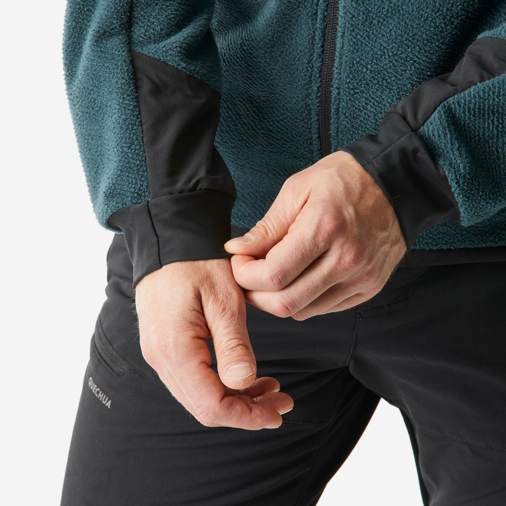 Quechua Men's MH500 Warm Water-Repellent Hiking Fleece Jacket
