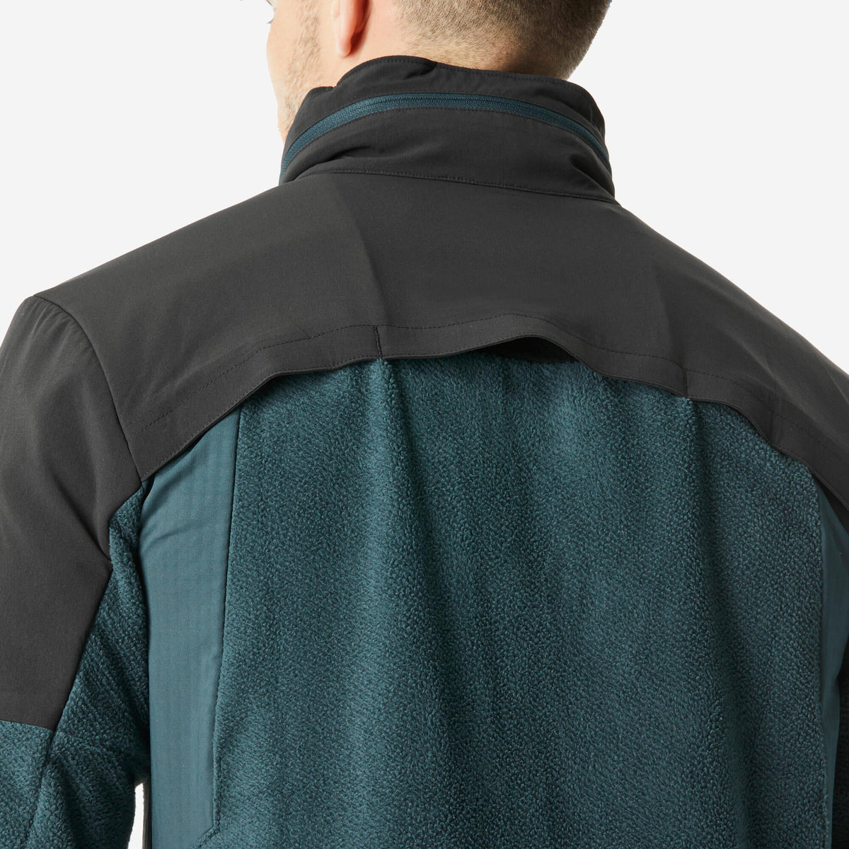 Quechua Men's MH500 Warm Water-Repellent Hiking Fleece Jacket