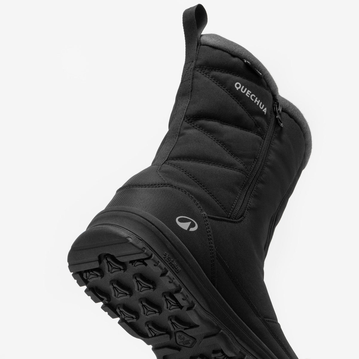 Quechua Men's NH100 Warm Waterproof Easy-On Snow Hiking Boots