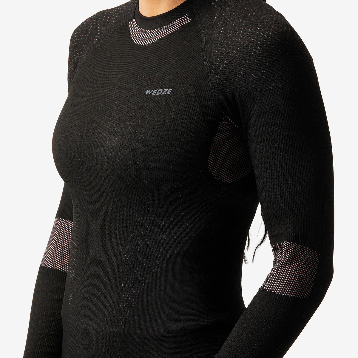 Wedze Women's BL500 Seamless Ski Base Layer Top