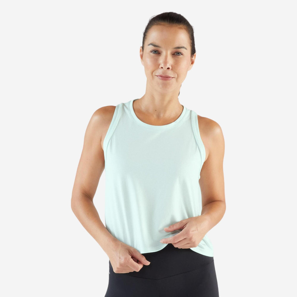 Kiprun Run 500 Women's Cropped Running Tank Top