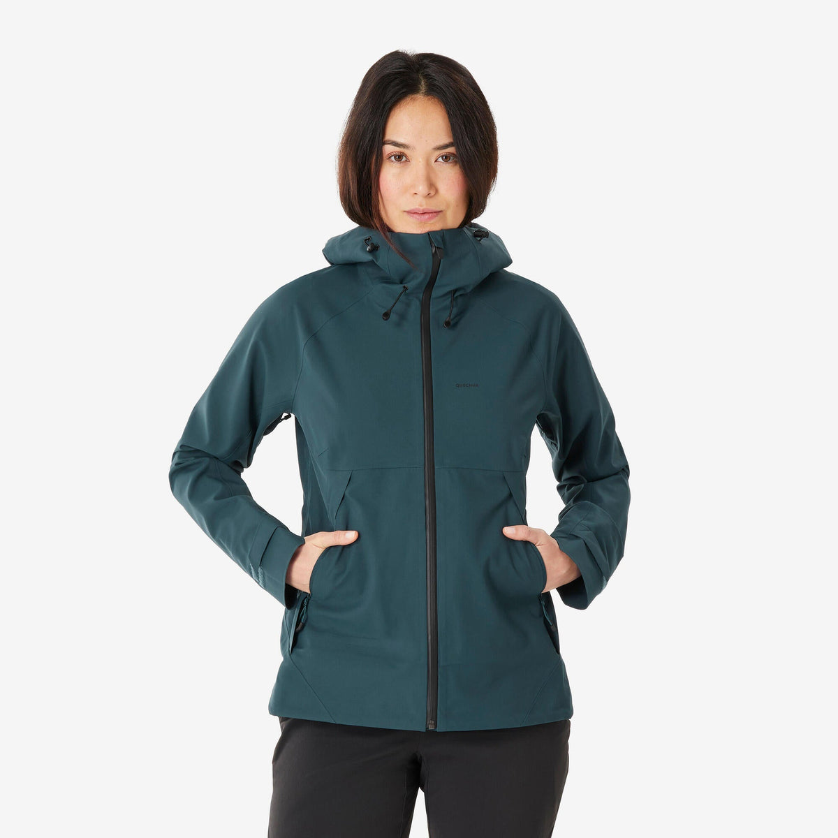 Quechua Women's MH500 Lightweight Waterproof Hiking Jacket