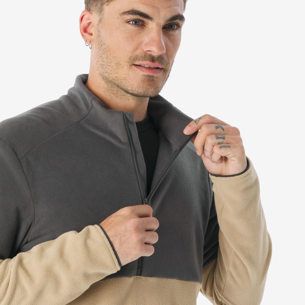 Quechua Men's MH500 Half-Zip Hiking Fleece