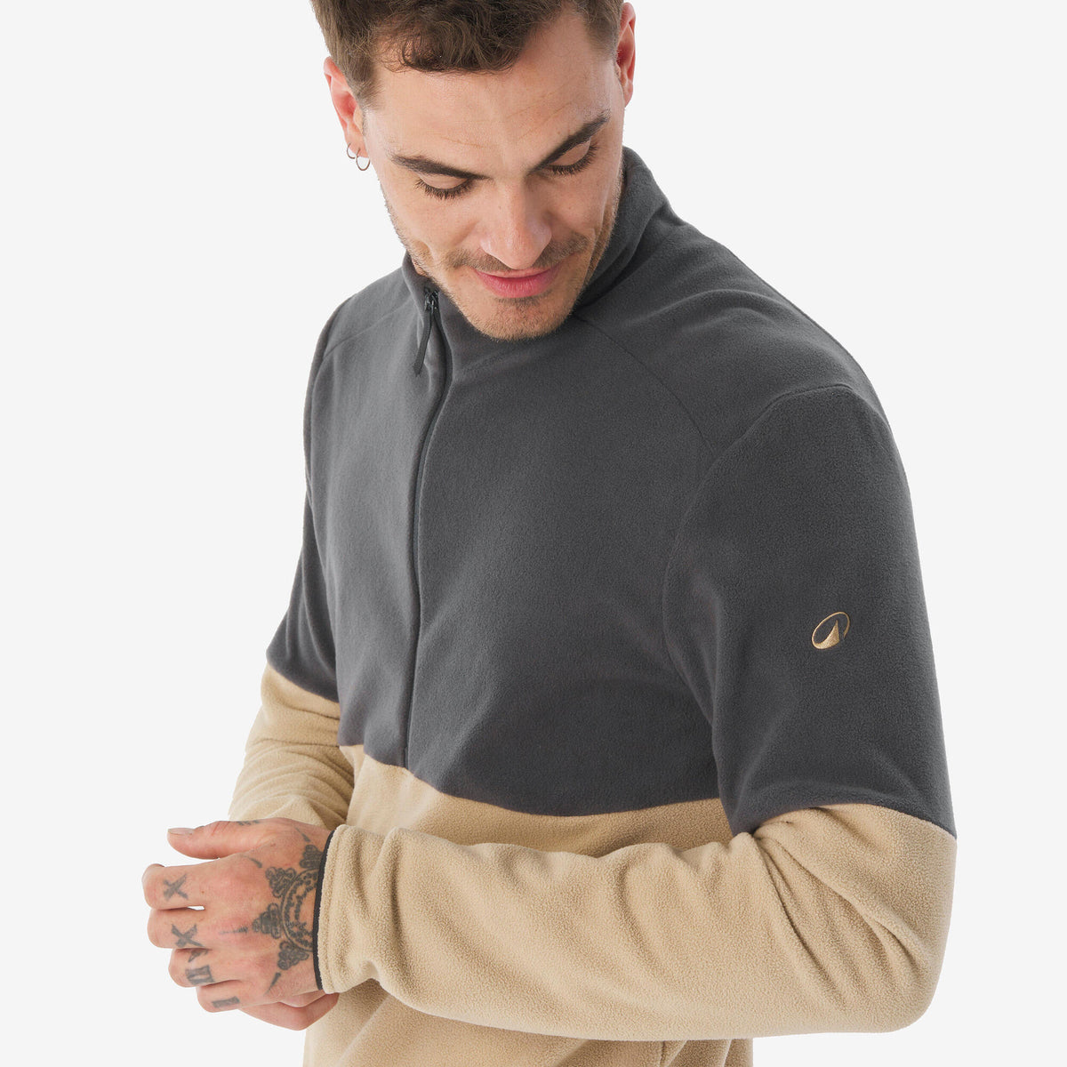 Quechua Men's MH500 Half-Zip Hiking Fleece