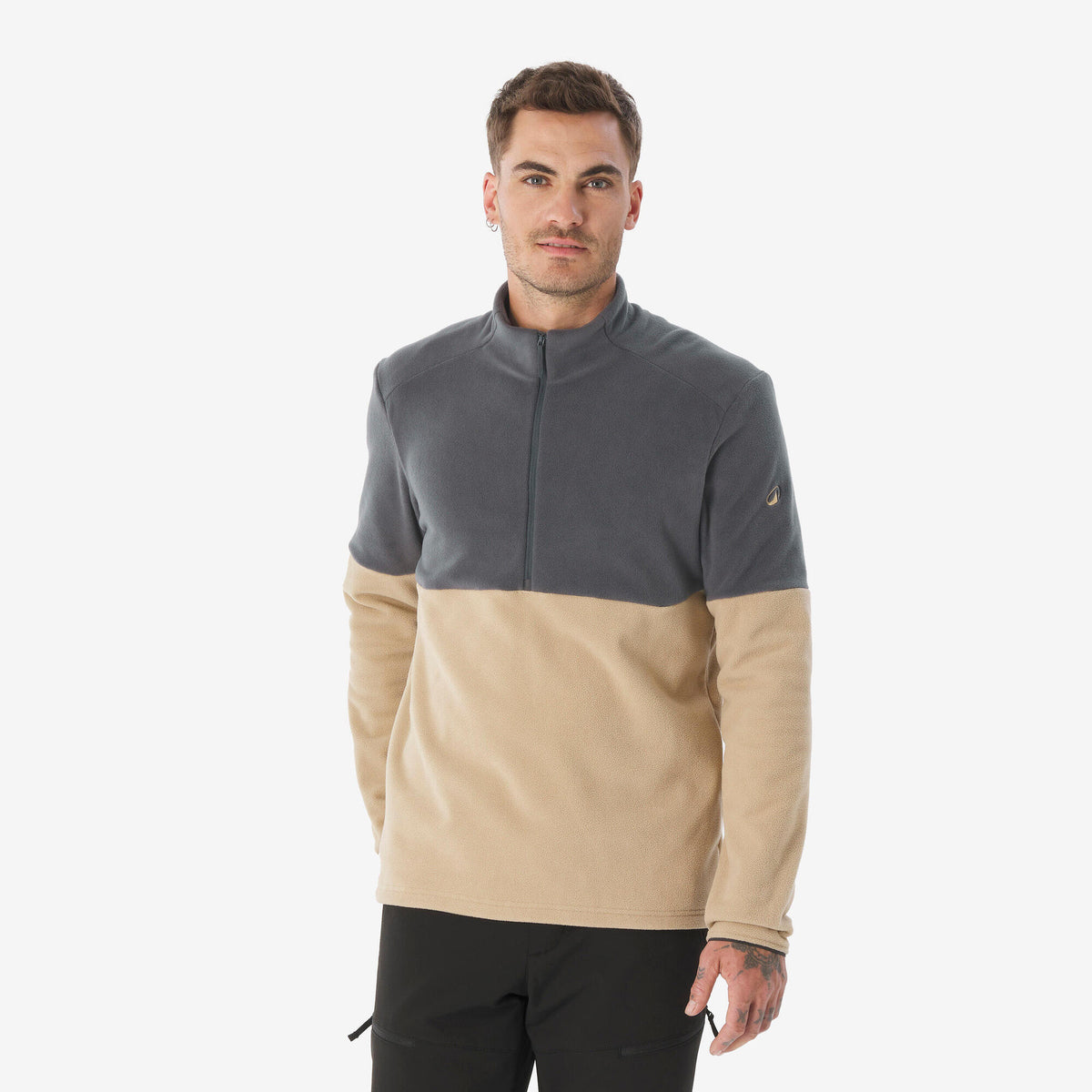 Quechua Men's MH500 Half-Zip Hiking Fleece