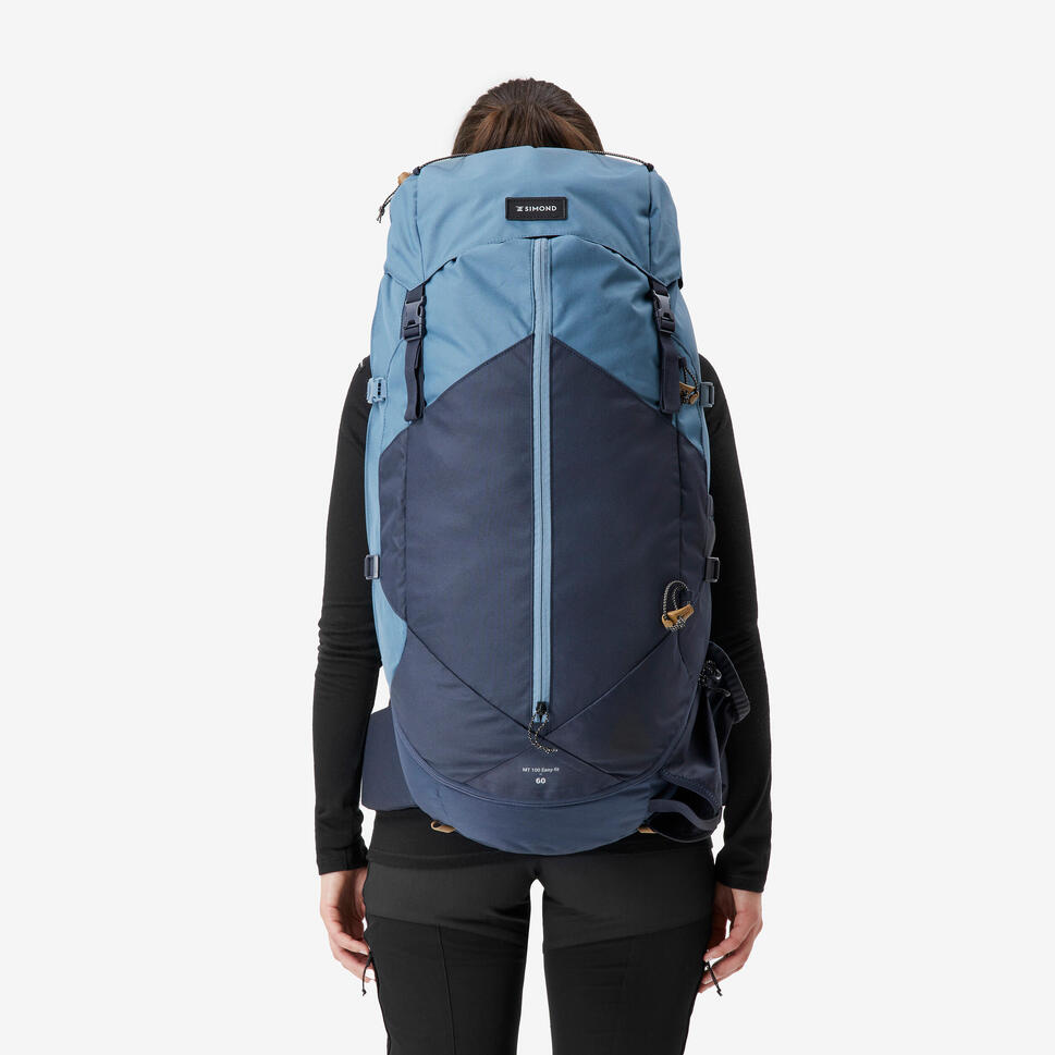 Simond  Women's MT100 Easyfit 60L Backpacking Pack