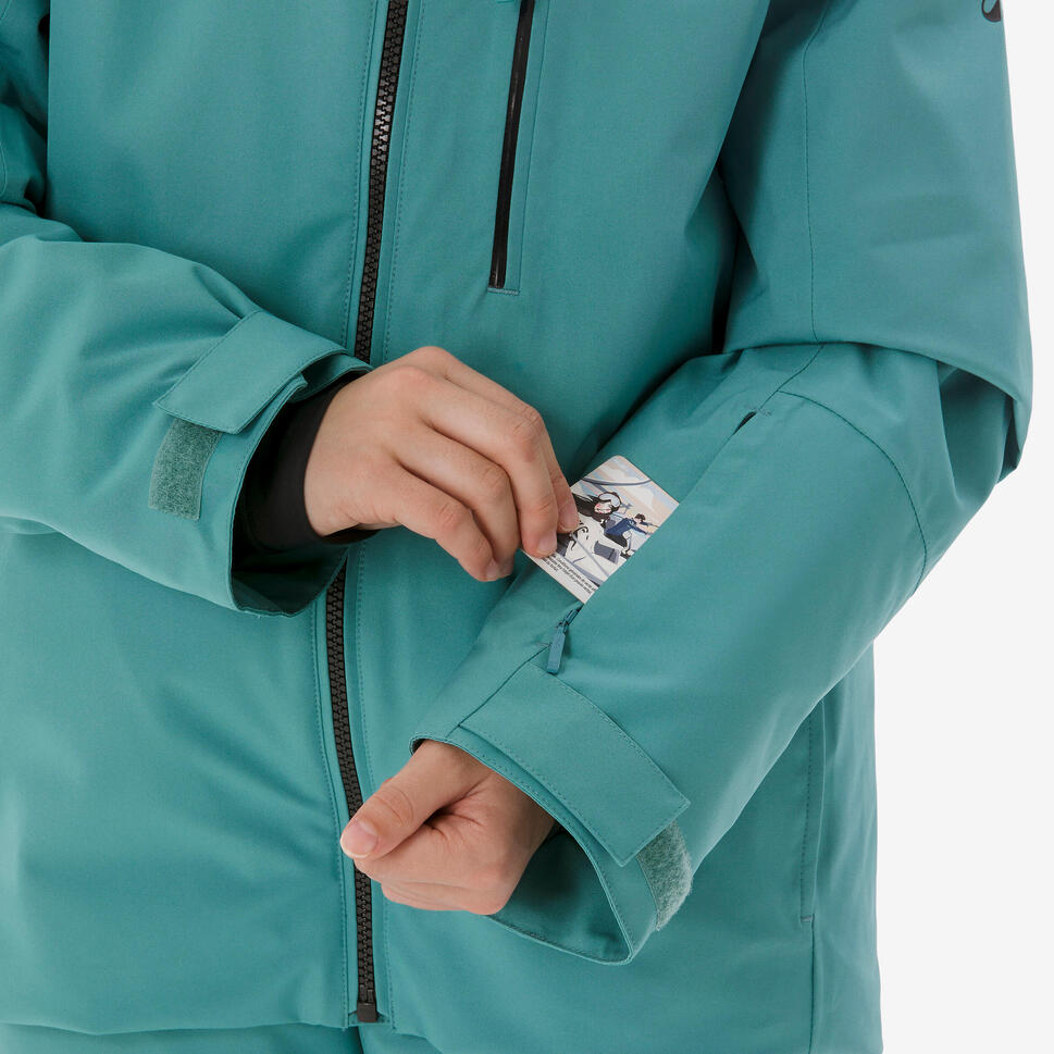 Quechua Kids' 500 Insulated and Waterproof Ski Jacket 500, 6-14 years