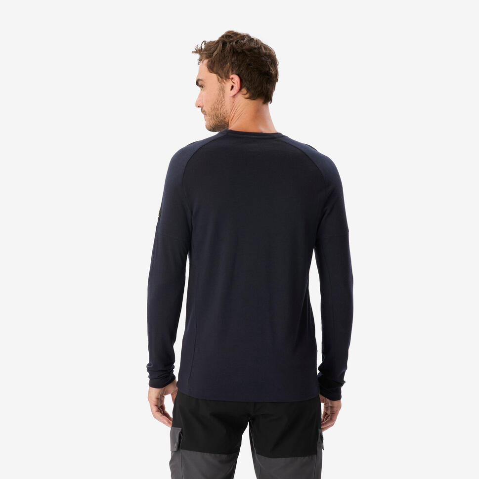 Simond Men's Long-Sleeved Merino Wool Shirt