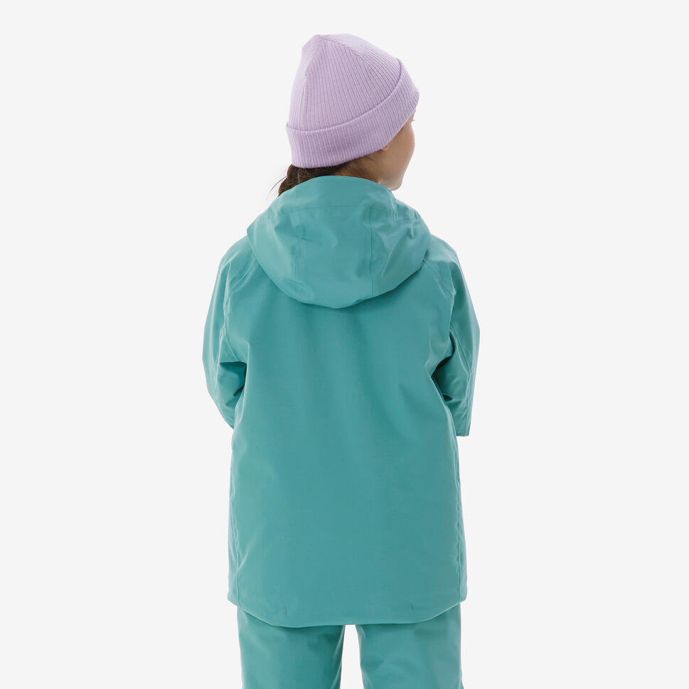 Quechua Kids' 500 Insulated and Waterproof Ski Jacket 500, 6-14 years