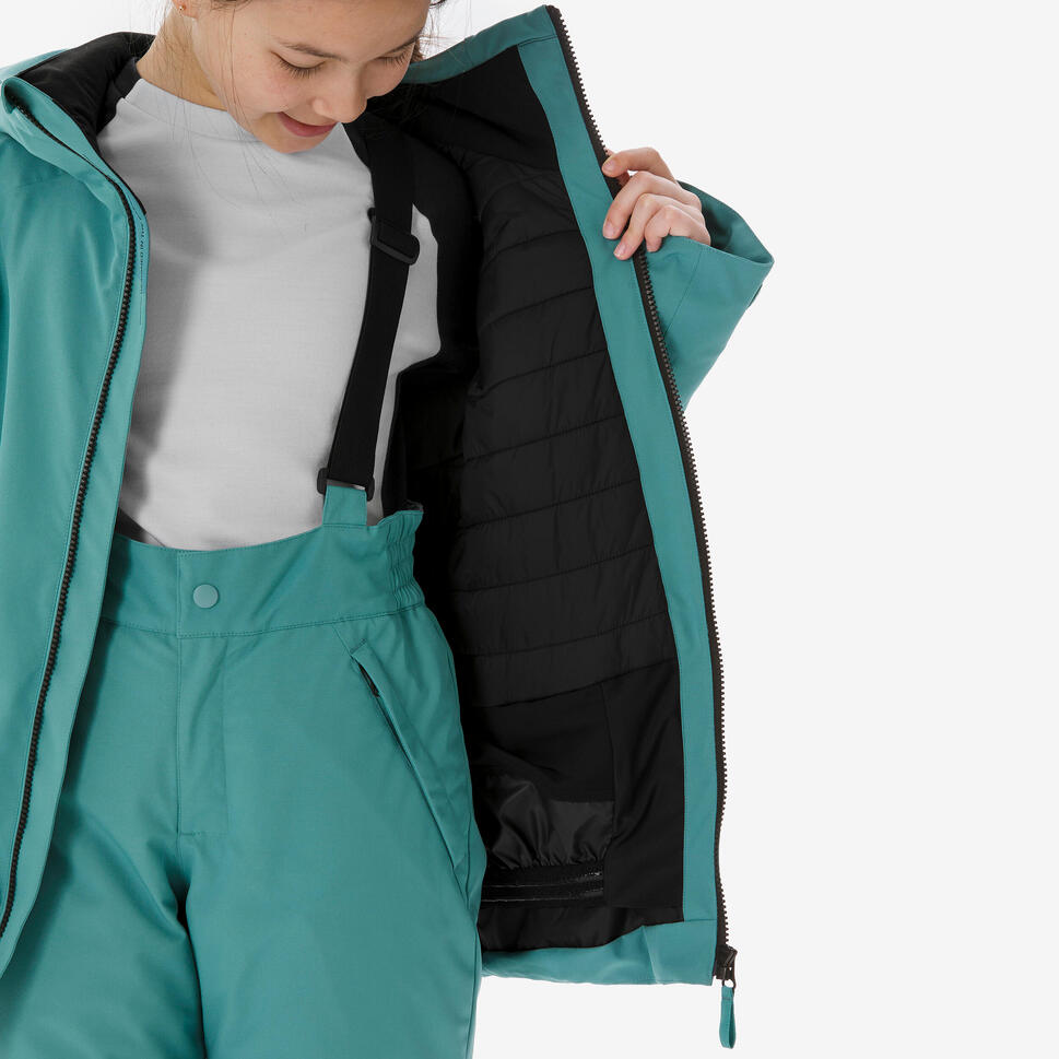 Quechua Kids' 500 Insulated and Waterproof Ski Jacket 500, 6-14 years