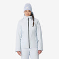 Women's waterproof ski and snowboard jacket 500 - Ice blue