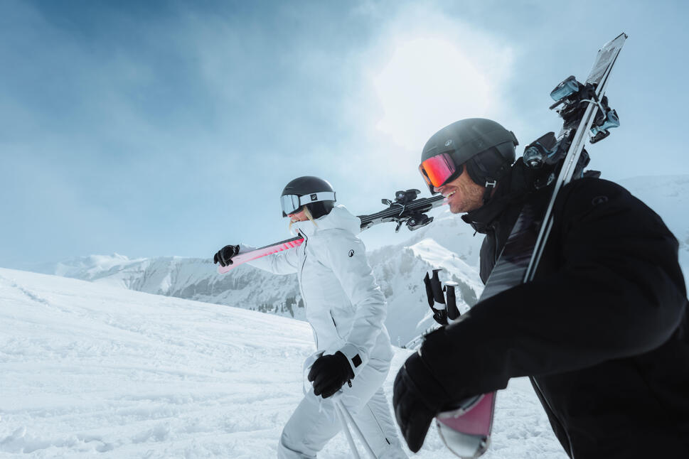 Men's waterproof ski and snowboard jacket 500 - Black