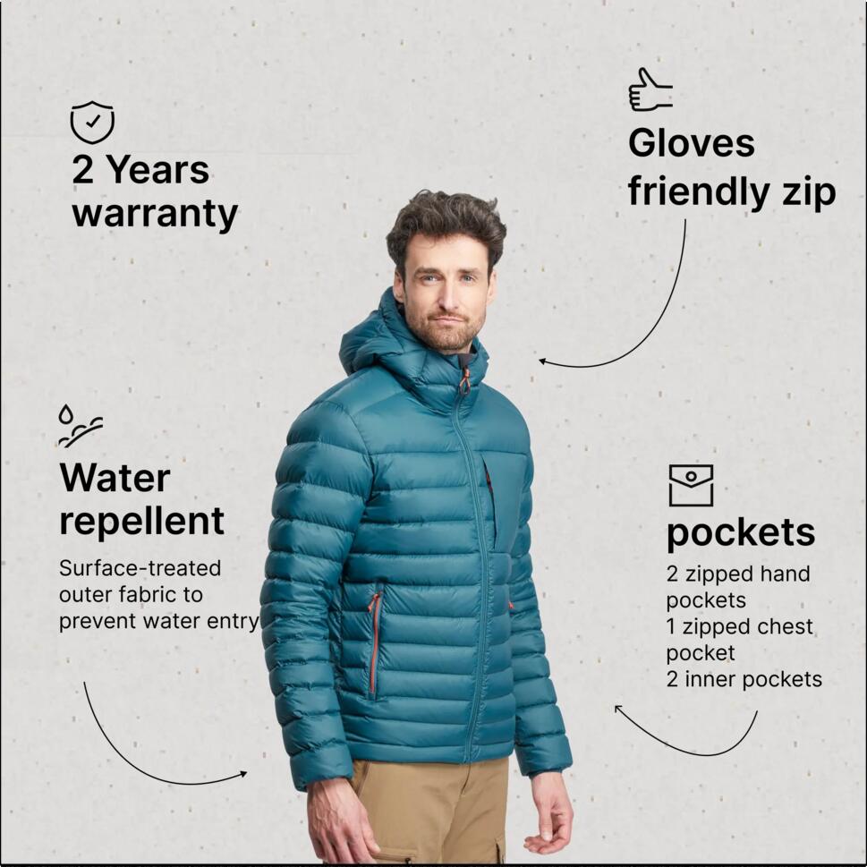 Simond Men's MT500 Hooded Down Puffer Jacket