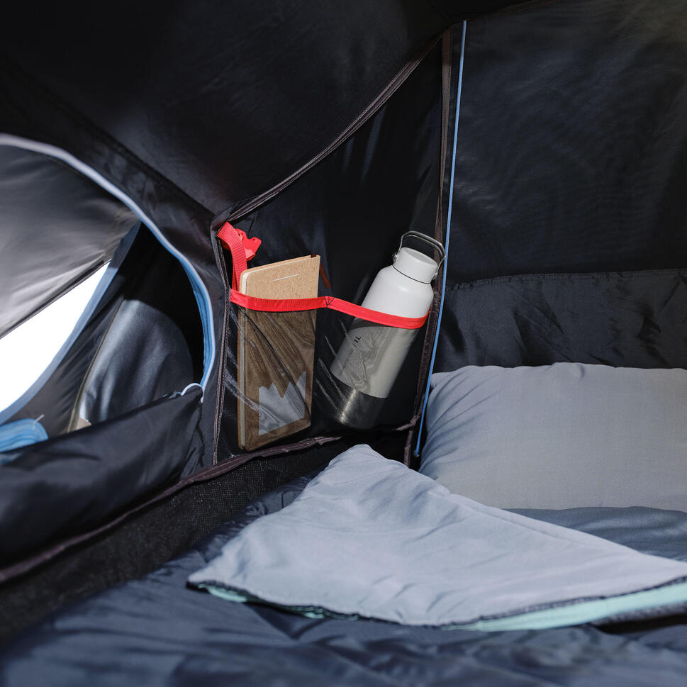 Quechua 2 Second Fresh & Black Waterproof Pop Up Camping Tent 2 Person