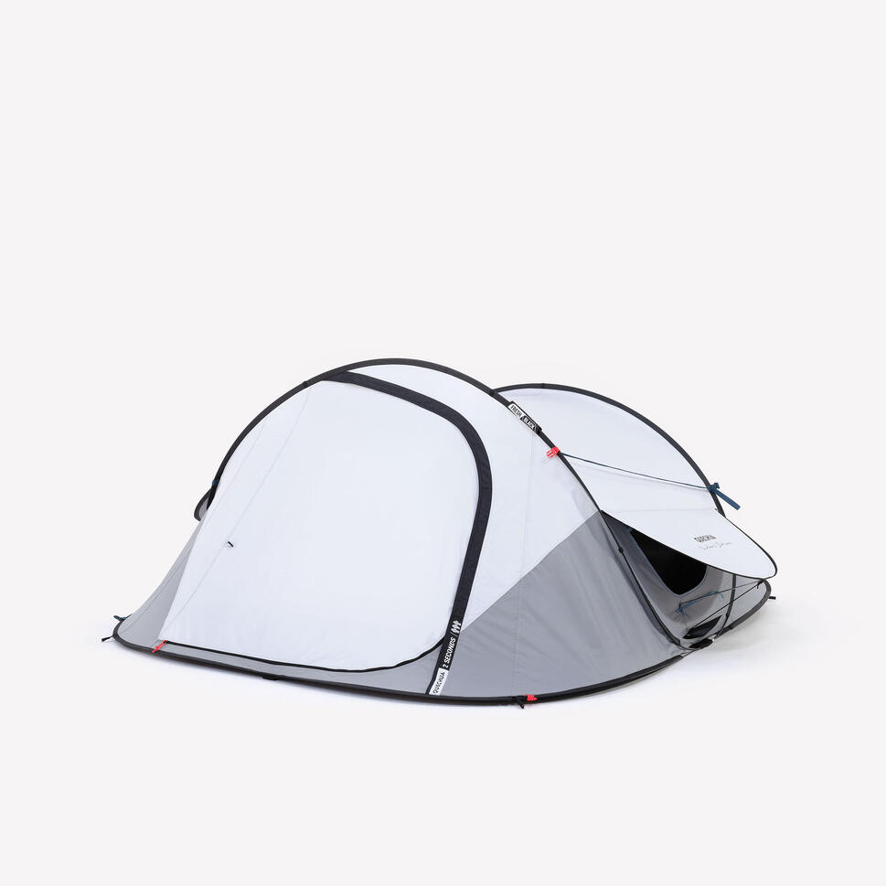 Quechua 2 Second Fresh & Black Waterproof Pop Up Camping Tent 3 Person